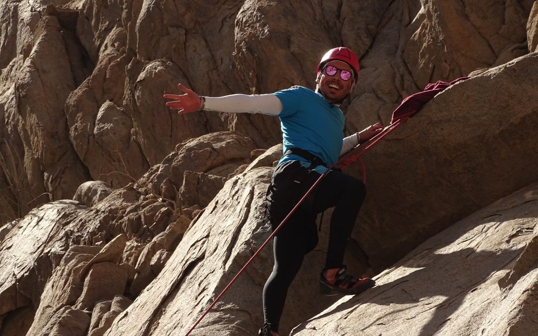 Escalar en roca puede ayudarte a superar el estrés y la ansiedad